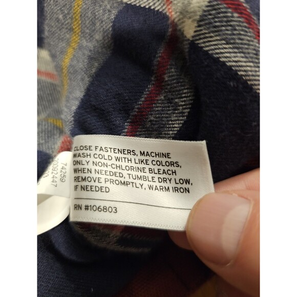 Duluth Trading Jacket Jack Fire Hose Flannel Lined Limber Red Canvas Snap Sz M - Picture 7 of 11